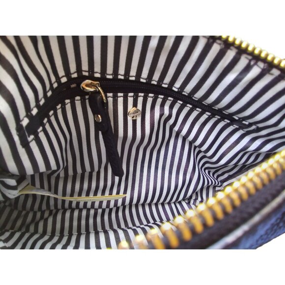 Kate Spade NWT Jackson Street Mini Cayli Ginger Tea & Black Leather $158 - Picture 8 of 13